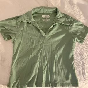 BIG BUD PRESS Fisherman Polo Size L Teal